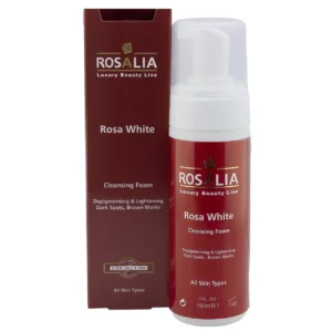 رزالیا فوم شوینده صورت روشن کننده انواع پوست 150 مدل رزا وایت ROSA WHITE