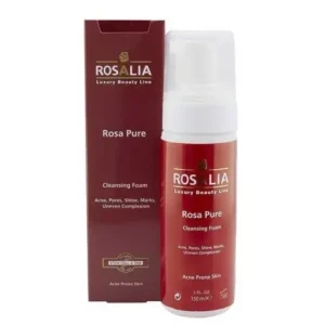 رزالیا فوم شوینده صورت پوست چرب 150 میل رزا پیور ROSA PURE