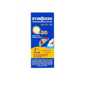 کرم ضد آفتاب کودکان هیدرودرم SPF 30 حجم 50 میلی لیتر