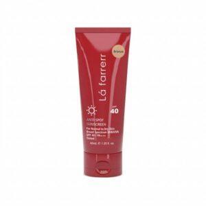کرم ضد آفتاب و ضد لک SPF 40 لافارر مناسب پوست های خشک و معمولی حجم 40 میلی لیتر - برنز