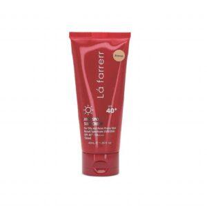 کرم ضد آفتاب و ضد لک فاقد چربی SPF 40 لافارر مناسب پوست چرب و مستعد آکنه حجم 40 میلی لیتر - برنز